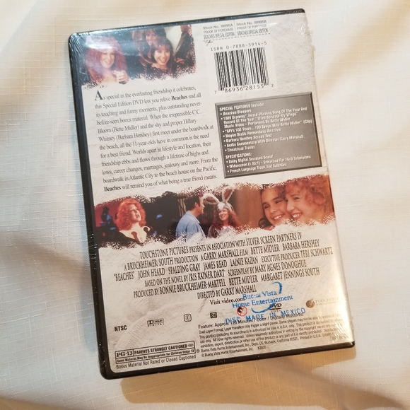 Beaches " Sealed DVD Special Edition - Picture 2 of 2